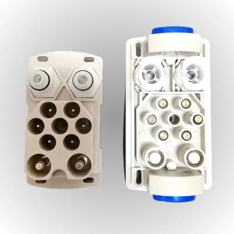 Conector macho y hembra para manípulos de aparatos estéticos
