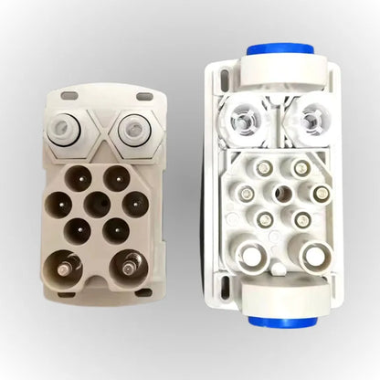 Conector macho y hembra para manípulos de aparatos estéticos
