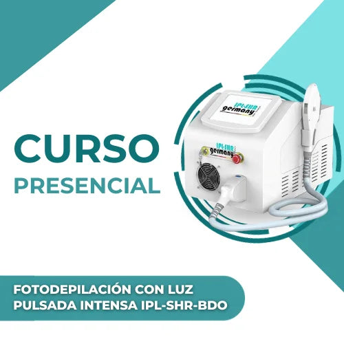 Curso de fotodepilación con luz pulsada intensa IPL SHR BDO