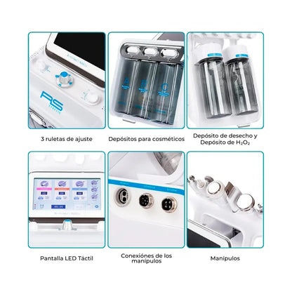 Hidrodermoabrasión 6 en 1 RS F89
