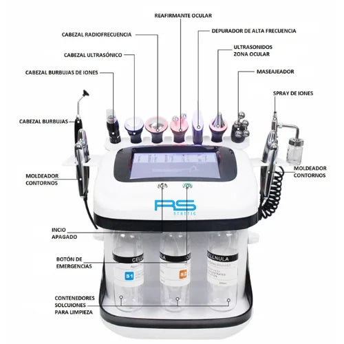 Hidrodermoabrasión Multifunción Beauty RS F39