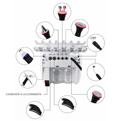 Hidrodermoabrasión Multifunción Beauty RS F39