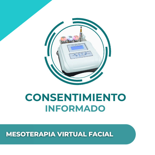 Consentimiento informado de mesoterapia virtual facial y corporal