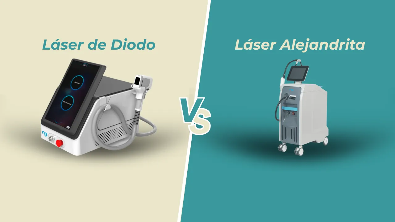 Guía completa Láser de Diodo vs Alejandrita ¿Cuál elegir