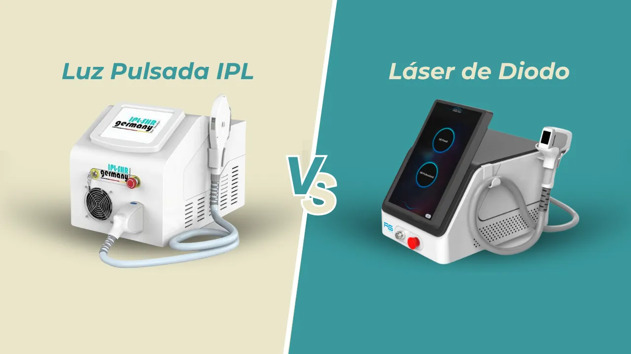 Luz Pulsada IPL vs Láser de Diodo Cuál elegir